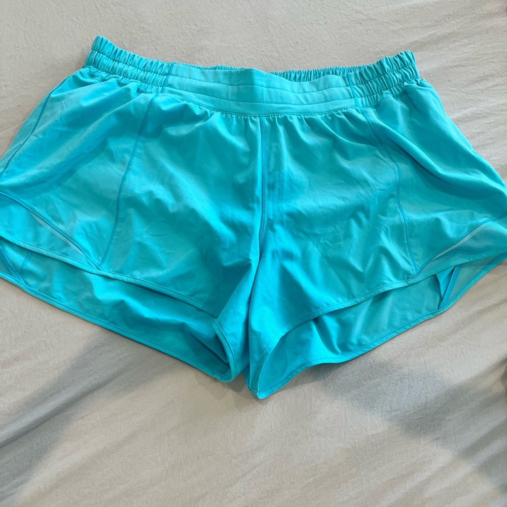 lululemon athletica Women’s Athletic Shorts in Aqua Turquoise